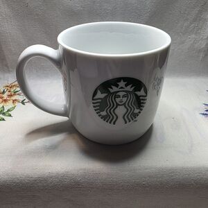 Starbucks White Coffee Mug 11 Ounce